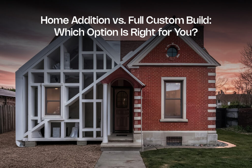 Home Addition vs. Full Custom Build